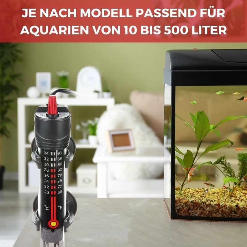 Aqua Precision Heating Rod 25-500 W Regulator Heater Heater Aquarium