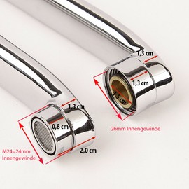 Spout for taps arm kitchen tap arm tap arm tap spout