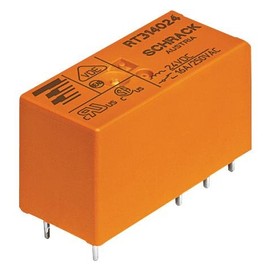 TE Connectivity/Schrack RT314024 Relay 24VDC, 16A/250V~, 1 Changer Switching Contact