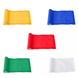 Nylon Golf Flag Golf Putting Green Flag Training Hole Pole Cup Banner 18x12cm 5PCS banner mini flags for putting green flagsnylon