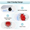 Gdrasuya10 Infrared Light, 275W Red Near Infrared Heat Lamp with