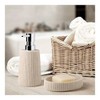 Tatay Saigon Soap Dish, Polyresin, Beige, One Size