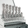 Metric Brad Point Wood Drill Bit Set, 25Pcs High Speed