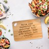 Mr. & Mrs. Panda Bamboo Chopping Board Saying "Warum sind