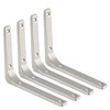 SAYAYO Wall Shelf Bracket 6 x 5 Inch, Stainless Steel