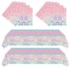 GHKJOK 2 Pack Mermaid Scale Tablecloths with 20 Napkins –