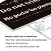 Do Not Trim Sign,Bilingual Plant Sign in English and Spanish,