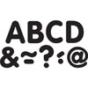 Teacher Created Resources 2-inch Black Classic Magnetic Letters, 87 Pack