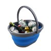 SAMMART Collapsible Basket with Handle 11L (2.9 Gallon) - Portable