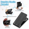 PATIKIL Self Adhensive Clips, 20 Pcs Plastic Mini Rectangle Tapestry