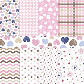 PRSTINCOL Scrapbook Paper,16 Sheets 4.1x5.8 Inch Painted Dots Style Scrapbook Supplies,Single-Sided Vivid Origami Decoupage Paper for DIY Crafts, Card Making, Art Journaling