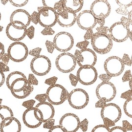 50 x Rose Gold Small Engagement Ring Table Confetti | Engagement party Table Scatter | Hen party