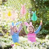 Pack of 6 Easter Bunny Paper Honeycombs, Easter Honeycomb Balls