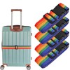 4 Pack Heavy Duty Luggage Straps – Adjustable Suitcase Packing