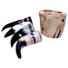 Ancient Style Drinking Viking Horns Set Of 4 Mead Ale