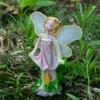 4Pcs/Set Fairy Statue Elf Sculpture Art Craft Outdoor Courtyard Garden