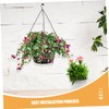 Kisangel 6pcs Heavy Duty Metal Hanging Basket Chain Set Weatherproof