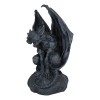 Warden Large Cathedral Guardian Crouching Winged Gargoyle Statue 12.5"H Fantasy