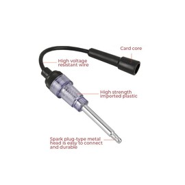AIMALL Spark Plug Tester, in-Line Ignition System Coil Detector, Engine Spark Test Tool, 11" Length, High Reliability for Internal Combustion Engines, Professional & Home Use
