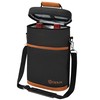 opux 2 Bottle Wine Carrier Tote, Insulated Leakproof Wine Cooler
