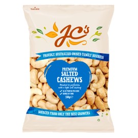 J.C.'s Quality Foods Premium Salted Cashews 150G