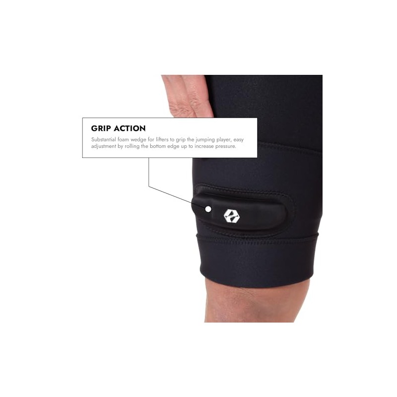 Body Armour NZ Rugby Union Lifting Blocks (Pair) Black -
