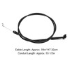 58in/147.32cm Brake Cable with 53 1/2in Conduit 104‑8676 Replacement for