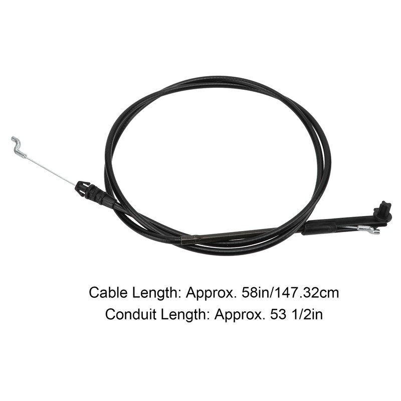 58in/147.32cm Brake Cable with 53 1/2in Conduit 104‑8676 Replacement for