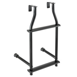 RecPro Universal RV Ladder Extension for RV Exterior Ladders | 2 Step 25" Tall (Black)