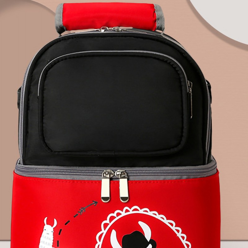 Milk Cooler Backpack Double Layer Nylon Stable Temperature Breast Milk