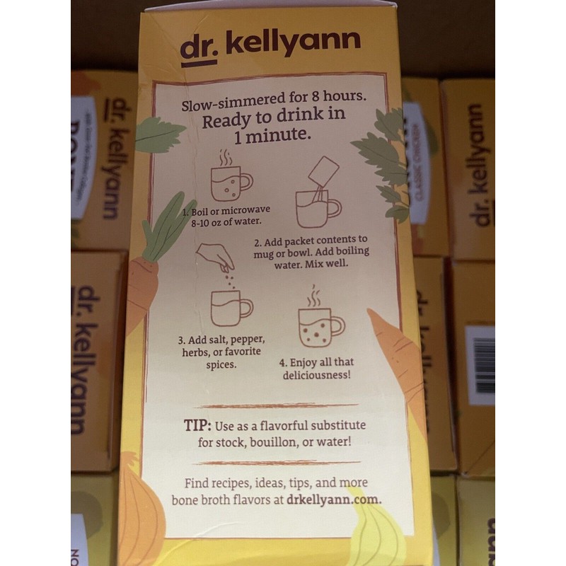 SLIM Collagen Broth Dr. Kellyann Bone Broth Packets, 7 Servings
