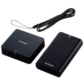 Elecom LBT-TVW01BK Wireless 2.4GHz TV Receiver with Transmitter AFFINITY SOUND TVW01 Black