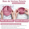 12PCS Vajillas Platos para Niño Silicona,Set Alimentacion Complementaria Niños,Set Alimentacion