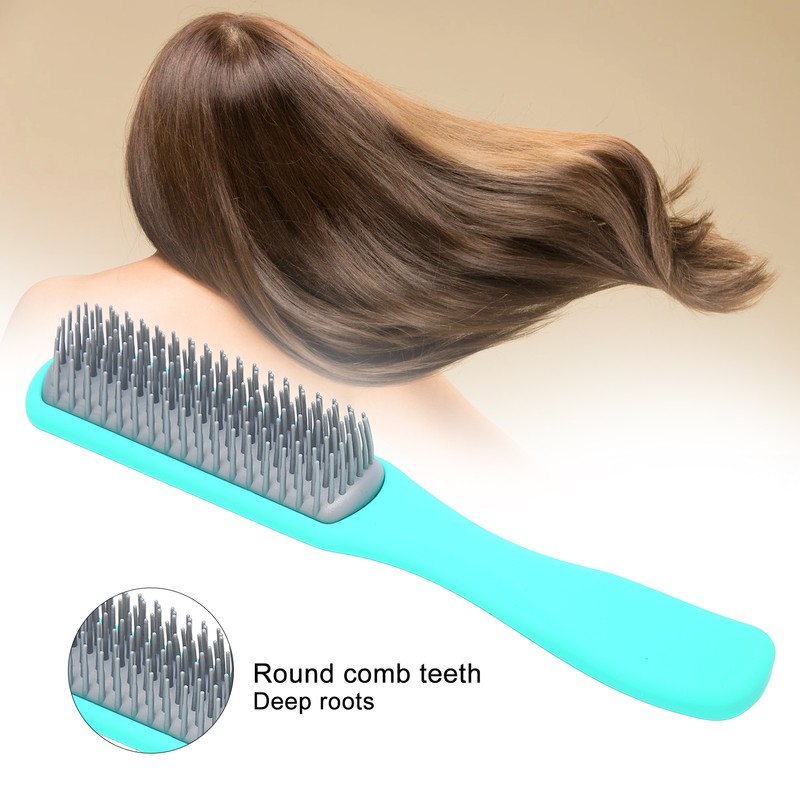 4Pcs Hair Brush Set Paddle Detangling Hair Brush Nine Rows