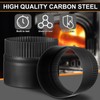 LEIFIDE 1 Pcs 6"x 4.72" Stove Collar Adapter Stove Adapter
