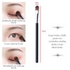 3Pcs Eyeshadow Brush Make up with Soft Synthetic Hairs,Eyeshadow Applicator
