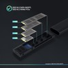 Tooq TQE-2223B Black Aluminum Simple Opening USB 3.1 Gen2 10Gbps