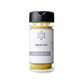 Savory Spice Garlic Salt - Garlic Seasoning Salt (Medium Jar - Net: 3.9 oz)