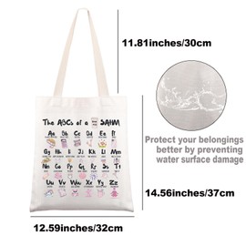 MYSOMY Homeschool Mama Tote Bag Stay At Home Mom Gifts Homemaker Shopping Bag SAHM Tote Bag (TheABC UK)