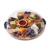 FARBERWARE Build-a-Board Cutting Board with Five Compartments and Clear Locking