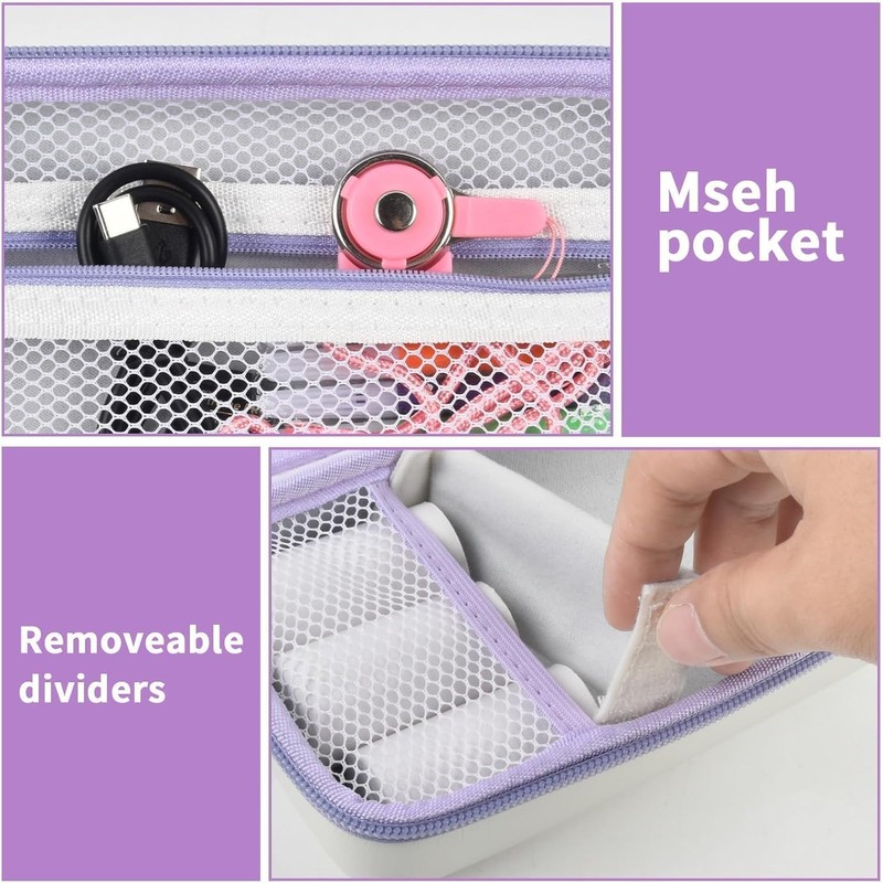 Grapsa Children's Camera Instant Camera Bag, White, Pocket organiser