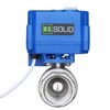 Motorized Ball Valve- 1" Stainless Steel Ball Valve with Manual