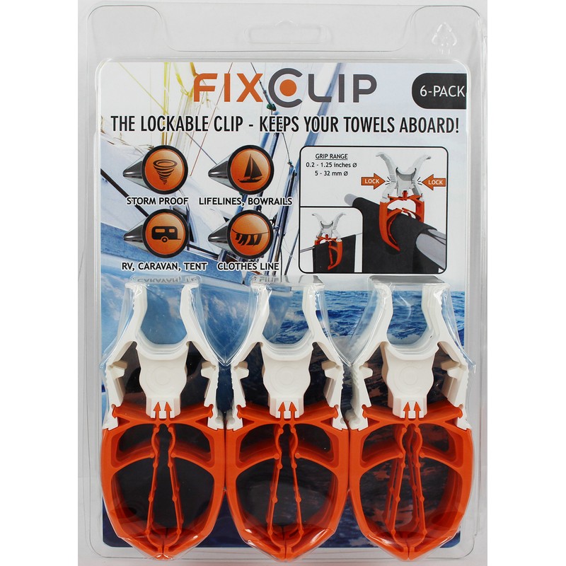 FIXCLIP | The Stormproof & Lockable Clothes Pegs | Pack