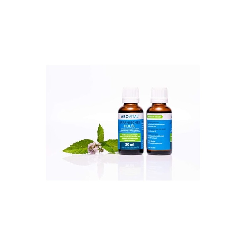 ABOVITAL Mint Oil Japanese Medicinal Plant Oil for Rubbing, Inhaling,