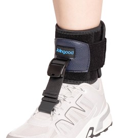 joingood AFO Foot Drop Brace for Walking, Drop Foot Brace for Walking with Shoes, Adjustable Foot Brace for Drop Foot Support, Soft Drop Foot Braces, Fits Left or Right Foot, Women & Men(S/M)