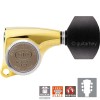 GOTOH NEW Gotoh SGL510Z-EN07 MGT Locking Tuning Keys, EBONY, 21:1