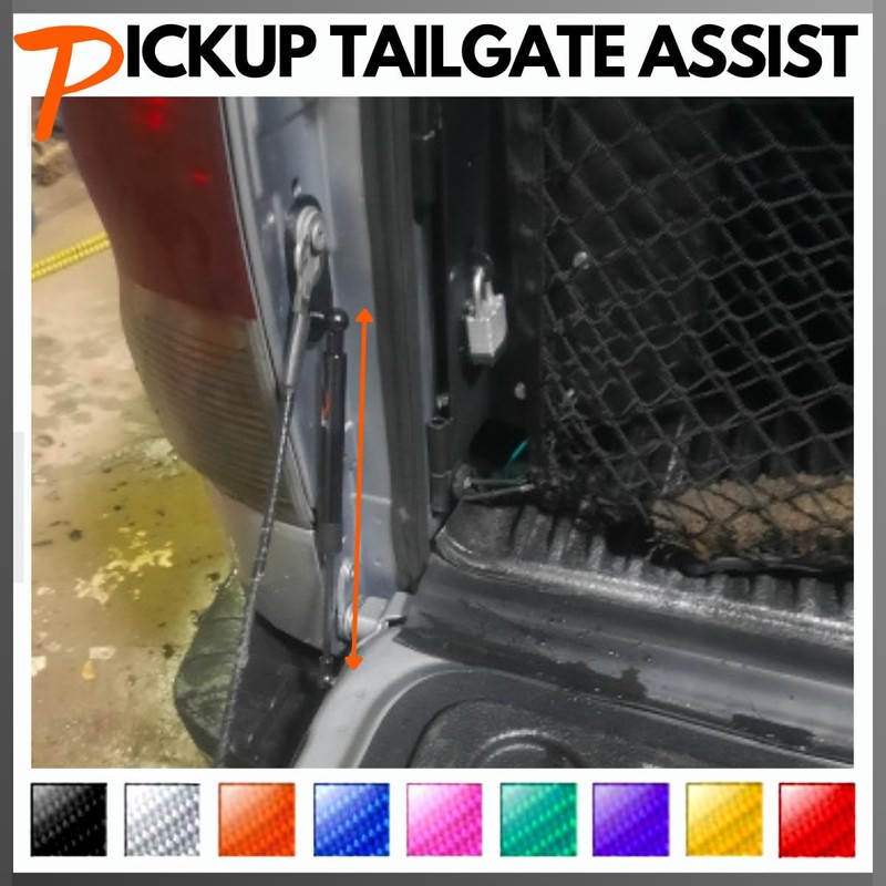 TENKIDOM Pickup Tailgate Assists Compatible with Toyota Tundra XK50 2nd