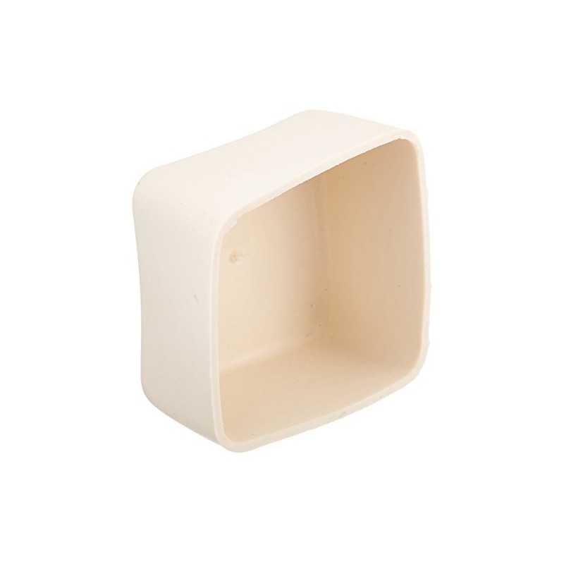 Morris 17684 Plastic End Cap, 1-5/8" Strut Channel, White