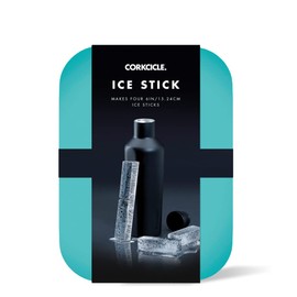 Corkcicle 6" Ice Cube Tray with Lid for 4 Ice Sticks - Turquoise