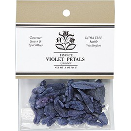 India Tree Candied Violet Petals, 0.5 Ounce